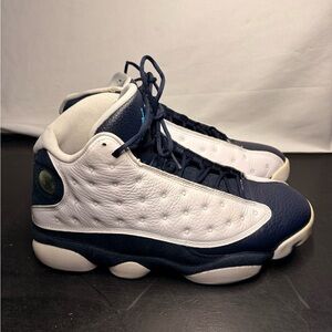 Navy and White Jordan 13 Lightly Used